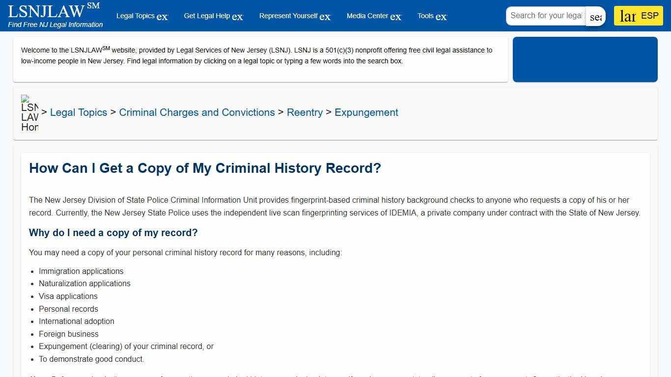 How Can I Get a Copy of My Criminal History Record?